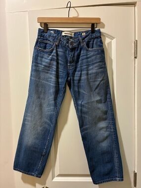 Boro handcrafted Japanese denim Women's Cropped Ankle Jeans.